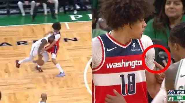 綠軍布朗給自己腦門上涂“黑粉” 無數NBA球員遭其“荼毒”