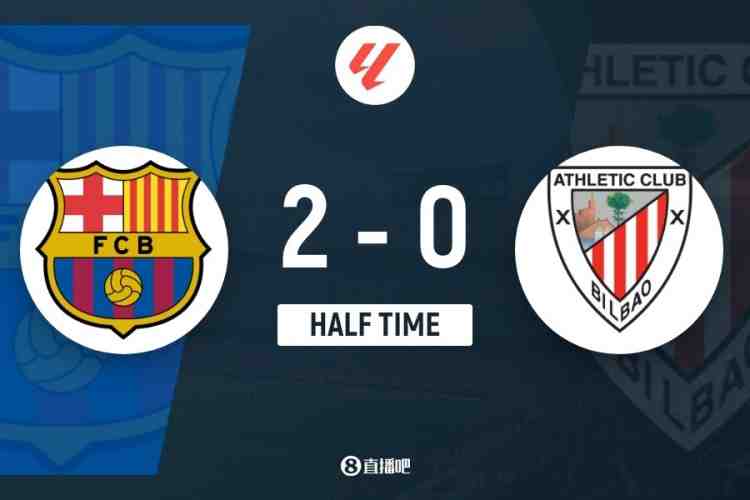 半場-巴薩暫2-0畢爾巴鄂競技 萊萬破門費(fèi)蘭補(bǔ)時(shí)單刀破門