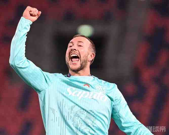 久違了，貝爾納代斯基時隔6年再次在歐戰中取得進球